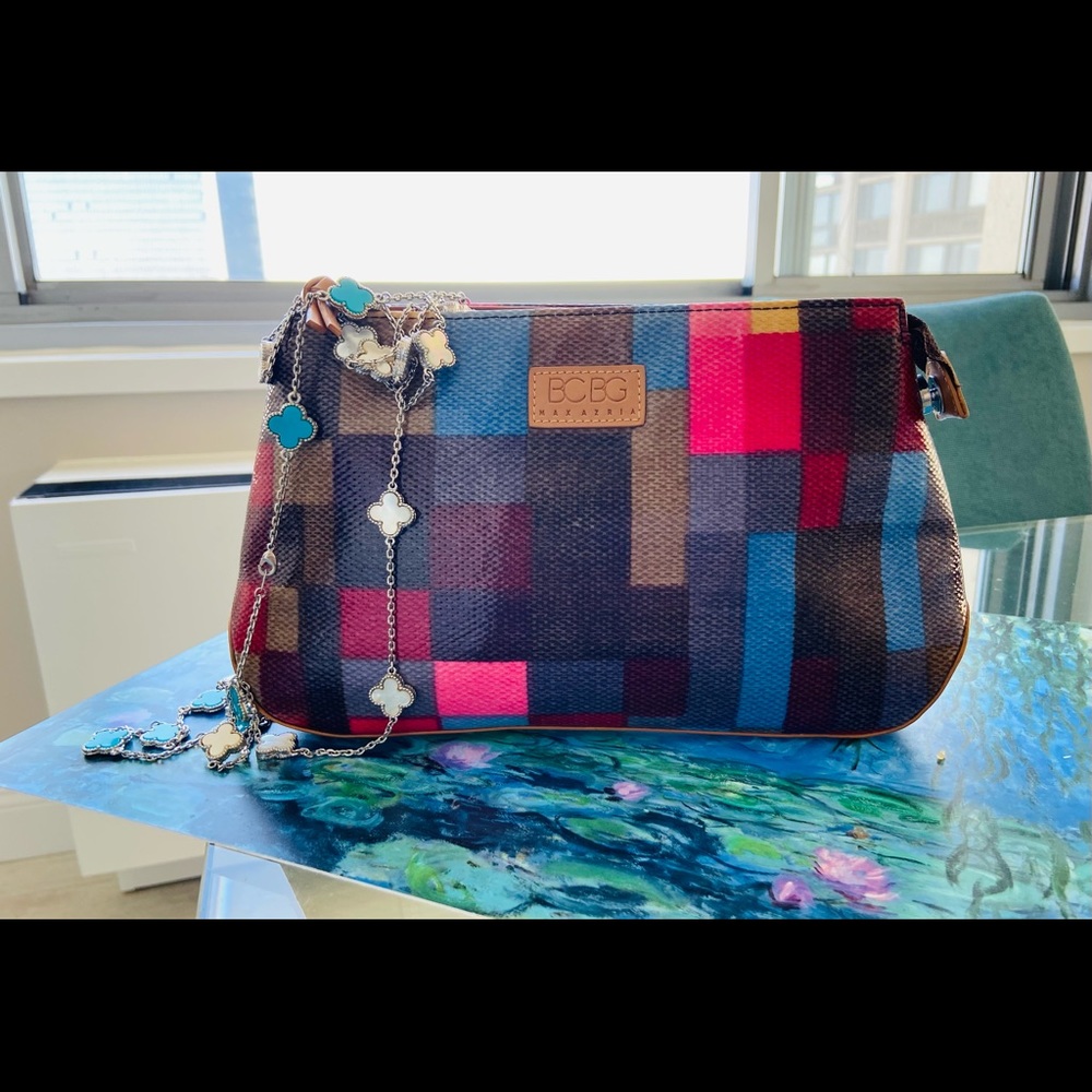 COPY - BCBG Max Azria colorful purse or makeup case